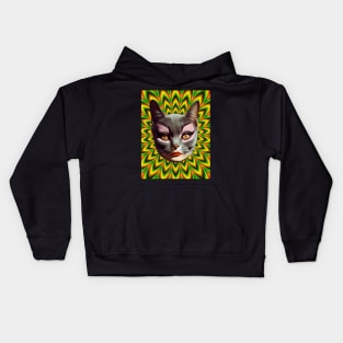 Psychedelic Catwoman Kids Hoodie